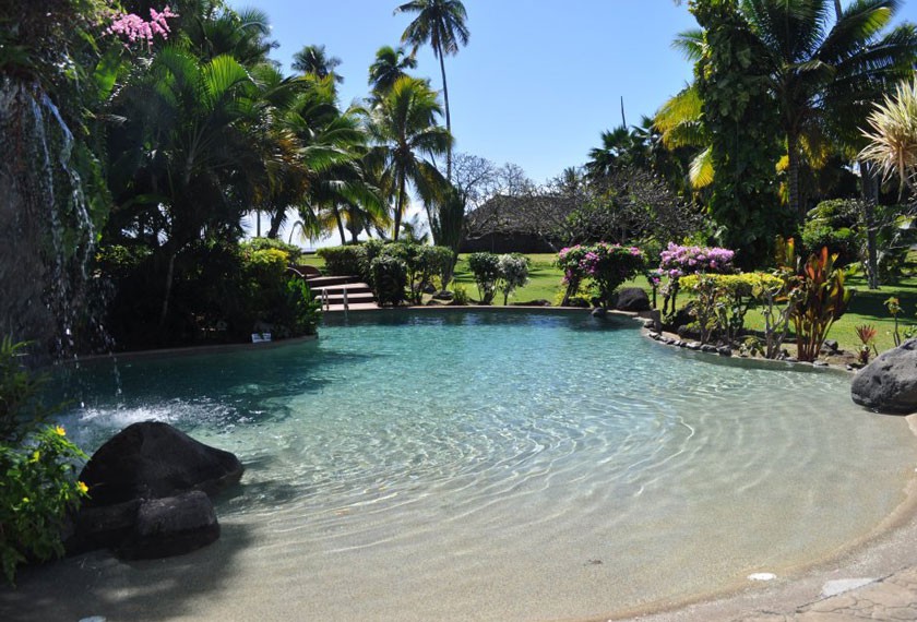Piscine de l'hôtel Royal Tahitien