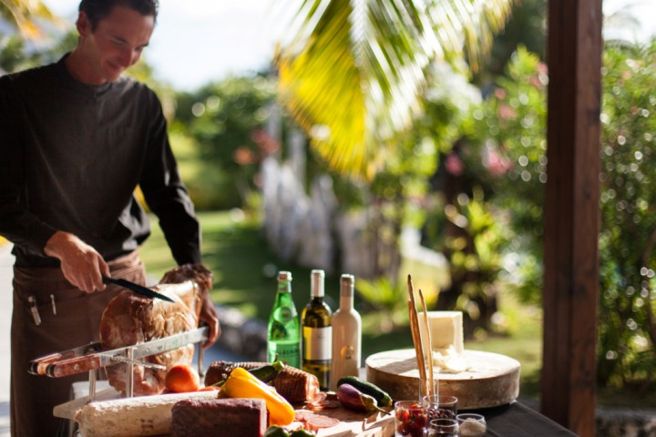 Déjeuner au restaurant du St Régis Bora Bora