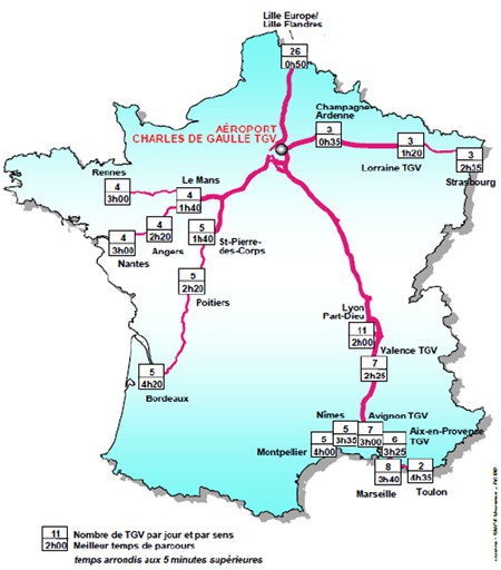Carte Air Tahiti Nui - France