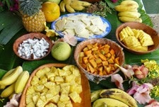 Plateau de fruit de Polynésie Française