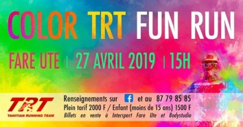 Affiche Color Fun Run 2019 – 6ème édition