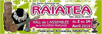 Affiche du 1er Salon artisanal de Raiatea