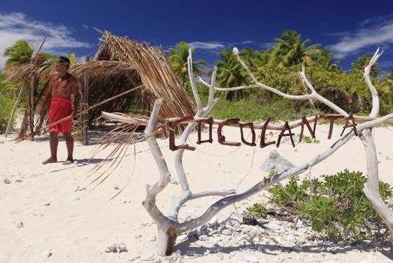 Rêve de Robinson sur un atoll de Polynésie